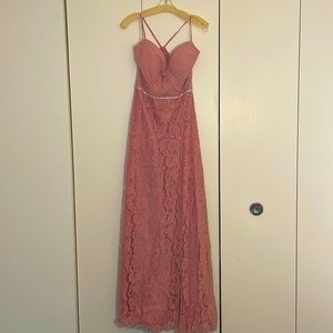 Size 10 Mauve Christina Wu Formal Gown